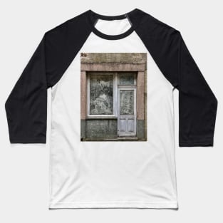 Whitewashed Windows In An Old Shop In France Baseball T-Shirt